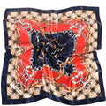 Wholesale 35inch Large Soft Silk Custom Bandanas Checked Sunscreen Hair Wraps for Women Bandana Headscarf Neck Scarves