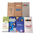 Kraft Paper Box Packaging 6pcs Standard Color Pencil Stationery Set Supplier 6 Colour for Children