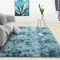Modern Large PV Plush Area Rug Machine Made 3D Tufted Home Bedroom Living Room Bathroom