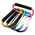 Big Size Camping Outdoor Backpack Custom D Carabiner With Foam Aluminum Quick Link Locking Karabiner Hanger Hook Buckle