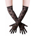 New Arrival Mittens Accessory Hot Sale Long Fingerless Black Lace Bridal Wedding Mittens