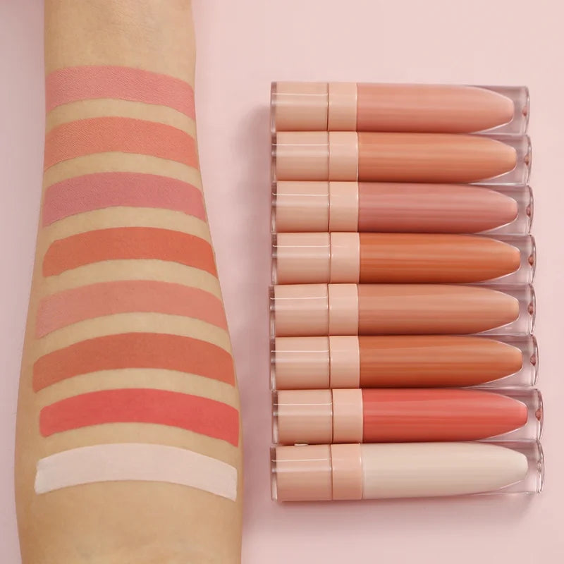 W5 Wholesale Price Newly Style Cruelty Free 12 Colors Waterproof Logo Customize Brand Matte Lipstick