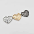 New Arrival Elegant Heart Shaped Buckle Rust Resistant Solid Metal Alloy Buckle Bikini Connector for Dress/Swimwear
