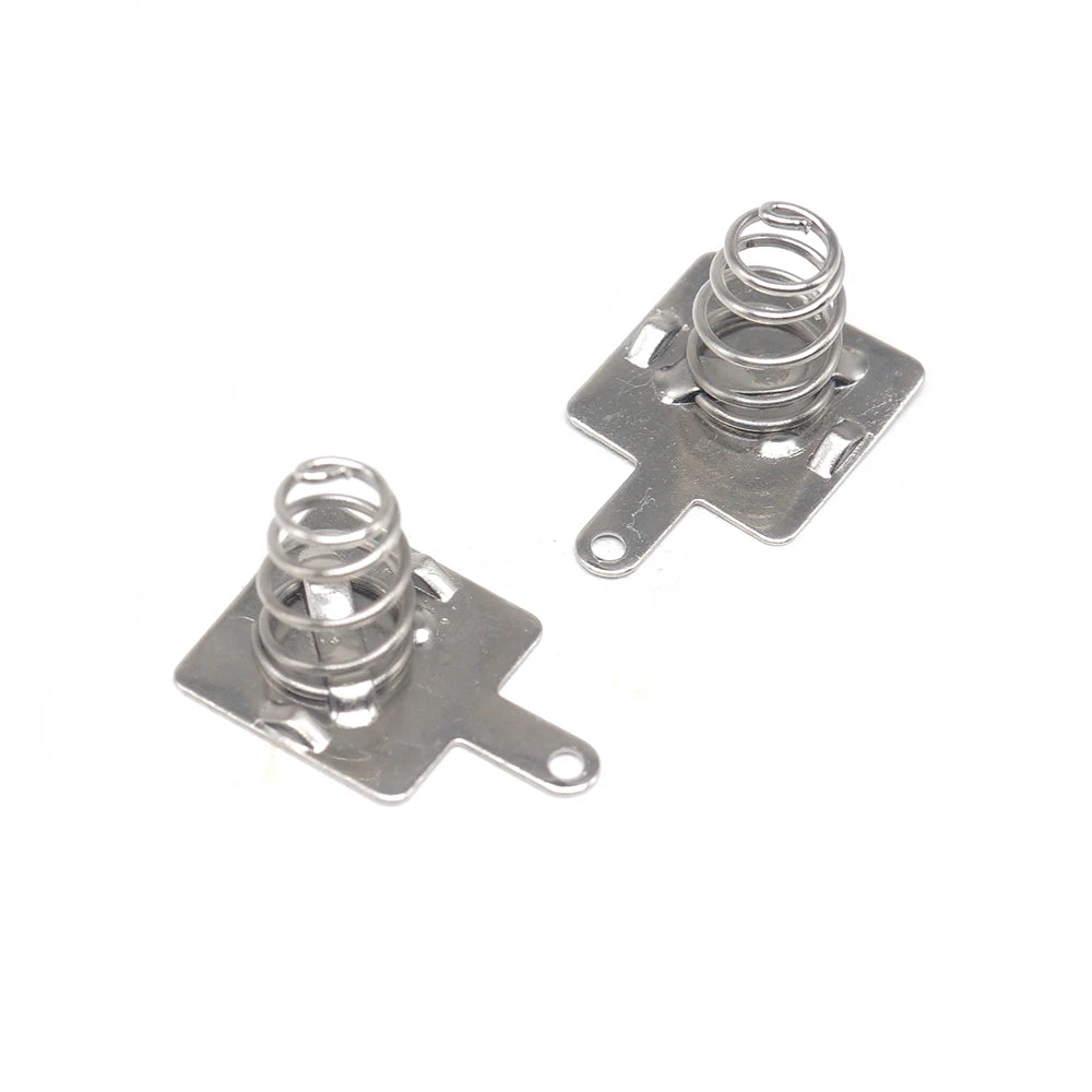 Custom 1/2 Aa Battery Holder 8P 9S Battery Spring Steel 9v.battery Clip T4  Phone Theft Protection Spring Clip