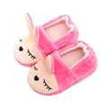 Winter children's cotton slippers new heeled warm floor rabbit keeping warm plush slippers