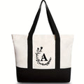 Custom Printed Logo Canvas Shopping Bags Gift Portable Shoulder Bags Ladies Tote Weekend Bags Large Capacity Foldable Handbags