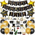 2025 Chinese New Year Happy New Year Banner Photo Booth Props Decor Hanging Balloon NYE Holiday Party Decorations