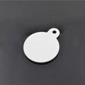 Dye Sublimation Aluminum Double Side Printing Circle Pet Id Name Tags Metal Dog Tag for Dog and Cat