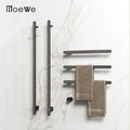 Vertical Heated Bars Hot Towel Rail Bathroom Heated Towel Rack Warmer Electric Wall-mounted Radiator