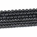 Wholesale Loose Beads Black Russia Natural Shungite Beads for Jewelry Making 6mm 8mm 10mm 12mm