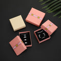 Private Label Labels and Boxes Jewelry Paper Packaging Gift Box with Bow Ribbon Flip Box Paper