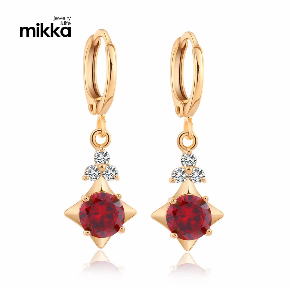 Tarnish Free Custom ODM Tiny Fashion Austria CZ Gold Plated Brass Hoop Huggie Earrings