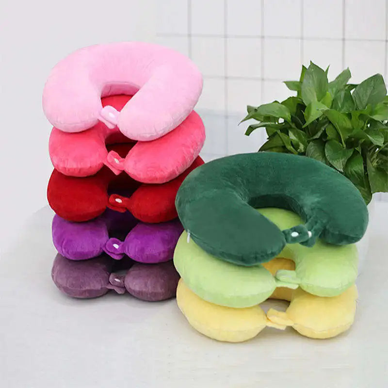 Wholesale Simplicity Student Office Travel Neck Rest Pillows Slow Rebound Memory Foam U Shape Neck Protection Pillow