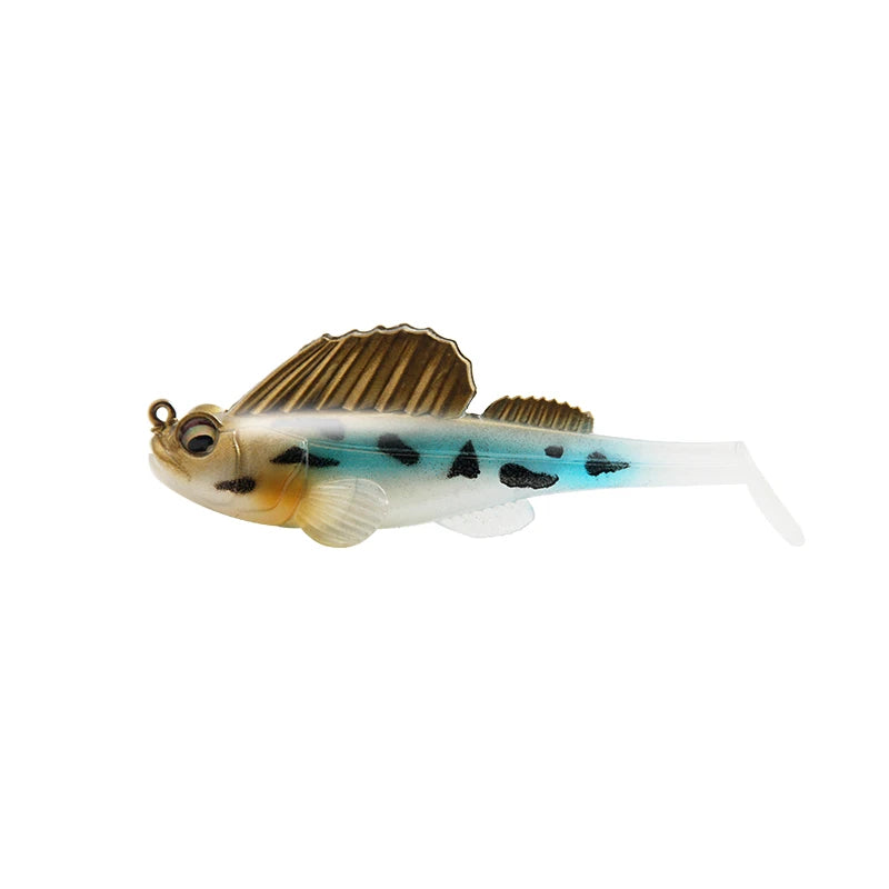 14g Colors Lifelike Bionic Shape Special 3D Eyes T Tail Shad Soft Fishing Baits for Saltwater Freshwater