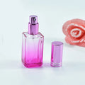Wholesale 25ml Small Colored Glass Perfume Spray Bottles with PP Collar and Pump Sprayer for Fragrances Packaging