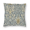 Nordic Style William Morris Snakeshead Pattern Cushion Cover Velvet Textile Throw Pillow for Car Square Pillowcase Home Decor