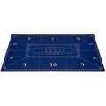 Customizable 35 X 70 Inch Portable Rubber Foam Poker Table Top with Printing Pattern Customizable Logo Layout Poker Mat