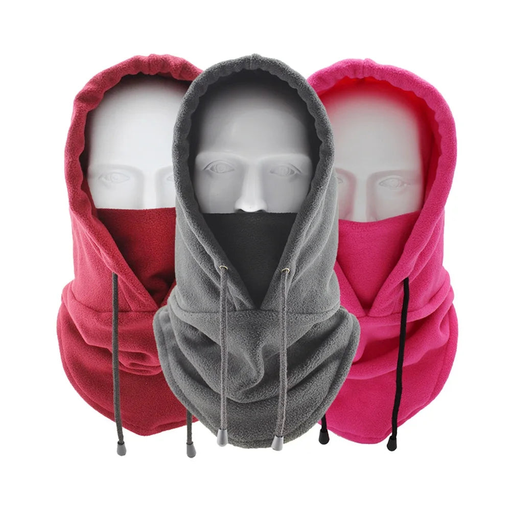 Wholesale Windproof Thermal Face Mask  Winter Hats Face Cover Ski Boys Beanie Hood Bandana