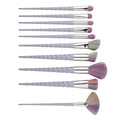10pcs Makeup Brushes With Colorful Bristles Handles Fantasy Makeup Brush Set Foundation Eyeshadow Brush Kit