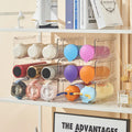Modern 3 Grids Stackable Wine and Water Bottle Holder Plastic Transparent Wine Storage Rack for Kitchen Organization