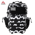 Large Capacity 45L Molle Tactical Backpack Zipper Linen Waterproof Camouflage Oxford Camping Hunting Motorcycle Riding