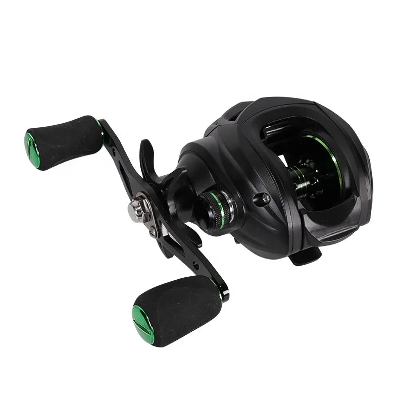 KALIOU S037 LP3000 Left Hand Bait Casting Reel with 7.2:1 Gear Ratio for River & Lake Fishing