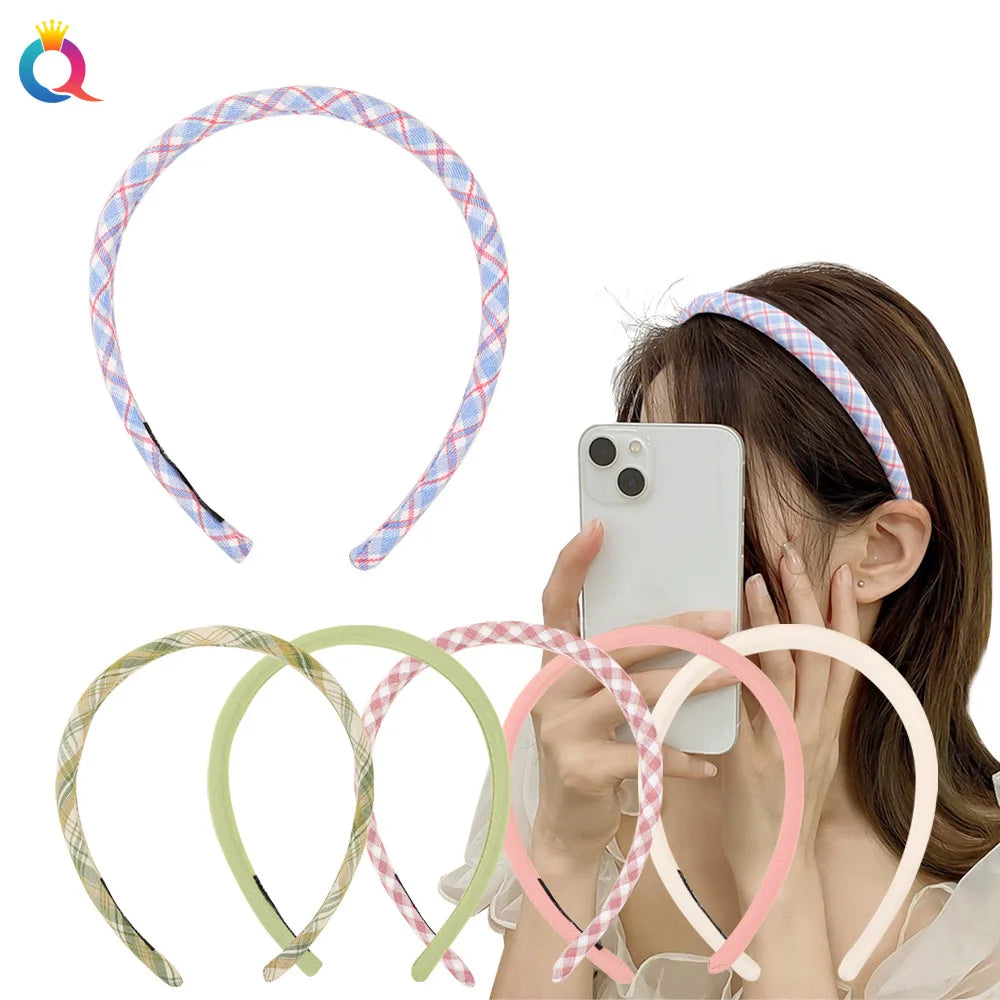 QIYUE Korean-style Face Wash Sponge Headband Female Hair Clip All-match High-end Hair Cave Hair Accessories