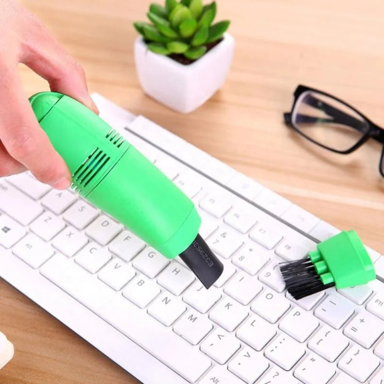 Mini Electric Laptop Keyboard Brush Dust Brush Mini Computer Vacuum Cleaner Mini USB Computer Keyboard Cleaner