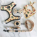 Hot Seller Custom Pattern Dog Harness Set Pets Soft Breathable Dog Harness