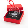 2026 Factory Wholesale New Luxury Blank Round Hanging Customized Christmas Ornaments for New Year Party Decorations and Giveaway