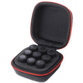 Portable Universal Organizer Case for 1-3ml Roll-on Bottles Stylish Nylon Storage Bag Open Closure Stone for Essential Oils