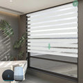 Smart Roller Blackout Day and Night Dual Roller zebra Blinds Polyester Fabric