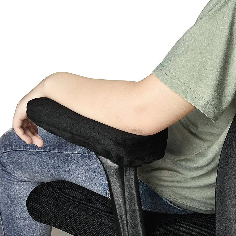 Aloudy Ergonomic Memory Foam Office Chair Armrest PadComfy Gaming Chair Arm Rest Covers for Elbows and Forearms Pressure Relief