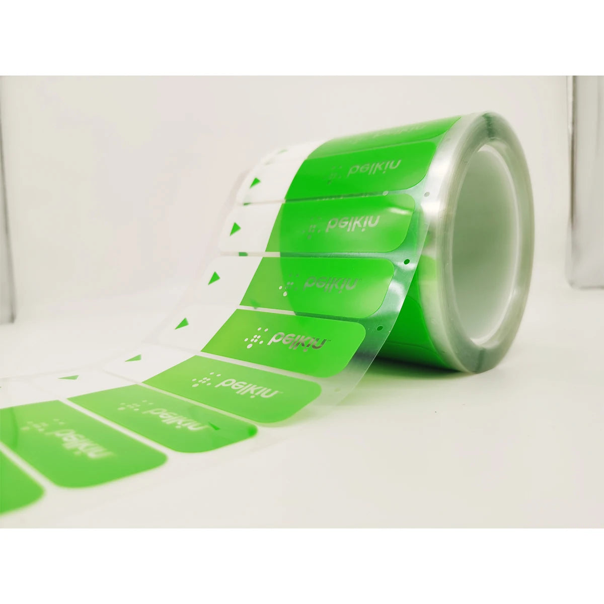 Custom Printed Clear Logo Waterproof Sticker Roll Transparent Seal Self Adhesive Label for Box Sealing Sticker