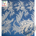 Bridal Wedding Heavy Luxury Beaded Lace Crystal Embroidery Sequin With Beads and Pearls Tulle Mesh Fabrics Dress Fabric