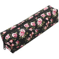 Custom Artistic Durable Canvas Pencil Case Pantone Color Matched Personalized Flower Print Waterproof Promotional Gift Business