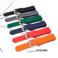 20mm 22mm Silicone Watch Strap Men Sport Diving Waterproof Quick Release Rubber Wrist Band Bracelet for  SRP777J1