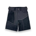 OEM Quality Men's Solid Pattern Acid Wash Denim Cargo Shorts 100% Cotton Casual Style Knee Length Jean Shorts Digital Printing