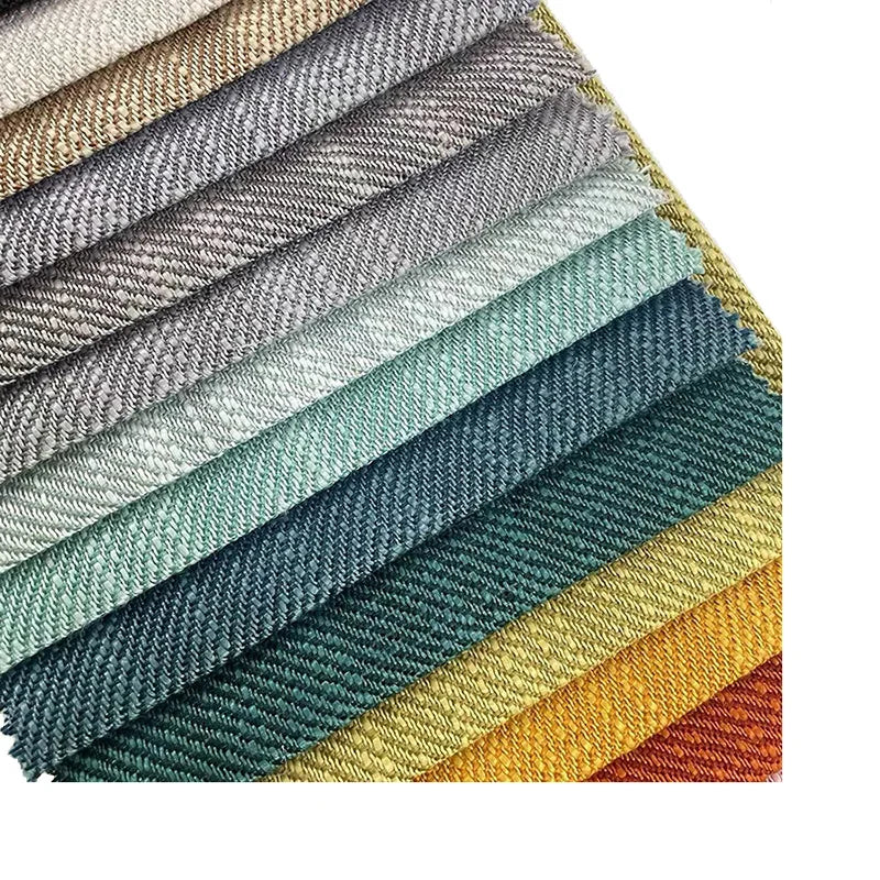 Home Textile 100% Polyester Linen Fabric Upholstery Raw Material Linen Sofa Fabric Textile Linen