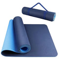 Custom Print Logo & Size Tpe Two-Tone Yoga Mat