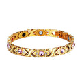 Magnetic Lymph Detox Bracelet Arthritis Lymph Detox Therapy Bracelet Health Jewelry Gift with Adjustment Tool for Women