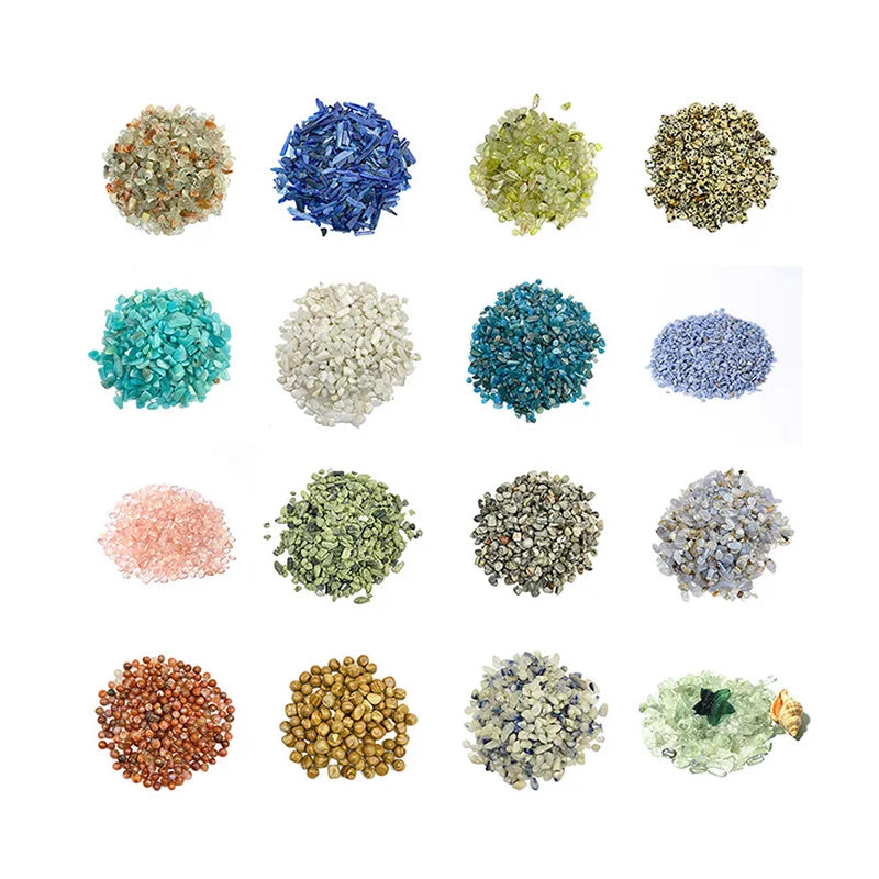 Wholesales Natural Golden Prehnite Chips Healing Tumble Stone Prasiolite Chips Gravels for Home Decoration