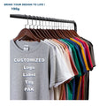 190 Grams Wholesale 100% Cotton Customizable Digital Solid Pattern Unisex Casual T-Shirts Breathable Anti-Shrink Anti-Pilling