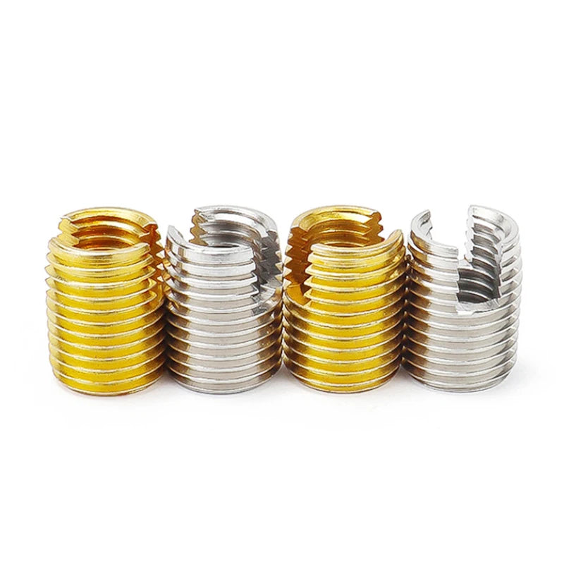Aluminium Ensat 302 Self Tapping Threaded Inserts M4 Thread Cutting Insert