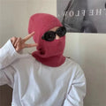 Custom Logo One-Hole Acrylic Ski Mask Balaclava Factory Printed Winter Warm Face Cover for Sports Outdoor Fashion Style Hat