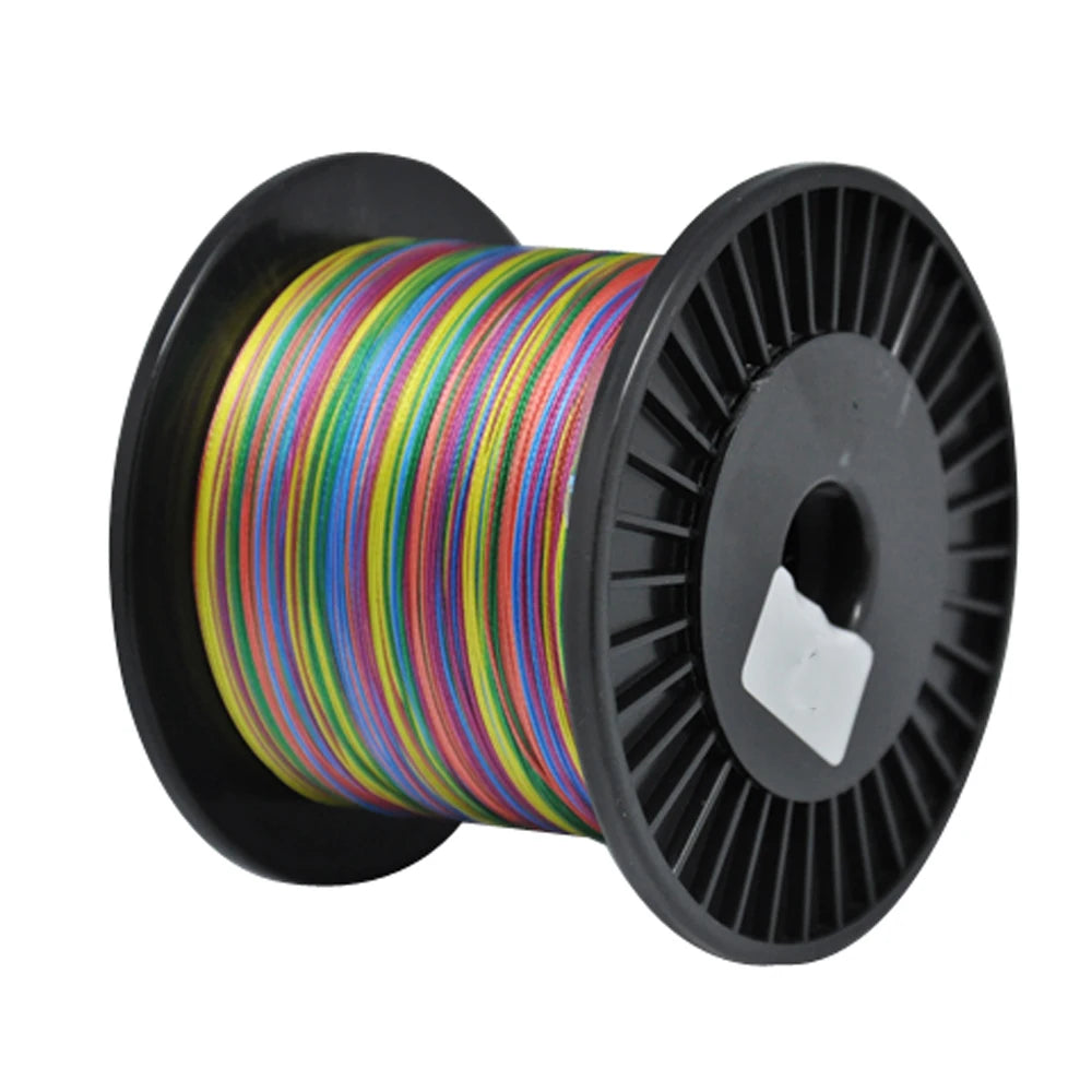 8 Strands PE Fishing Line 1000m Multicolor Fishing Threads Braided Fishing Line