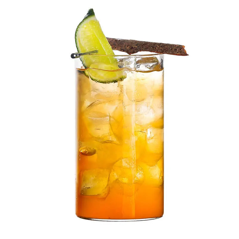 Cheap Price Lead-free Bear Wine Beverage bar Use Thin Bottle Round Higgball Glass Cup Glass Water Bottle