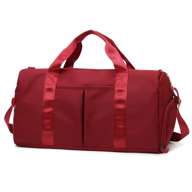 Waterproof Weekender Sports Gym Overnight Bag  Shoulder  Travel Tote Bag for Women