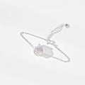 Luxury Classic Gold Plated S925 Sterling Silver Flower Charm Adjustable Bracelet-Gift for Party Occasions