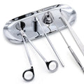 Silver 5 in 1 Candle Wicks Trimmer Kit Candle Care Tool Accessory Set Stainless Steel Wicks Scissors Manual Snuffer Lighter